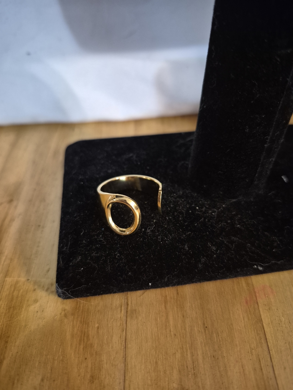 Plunder Gold Open Circle Statement Ring